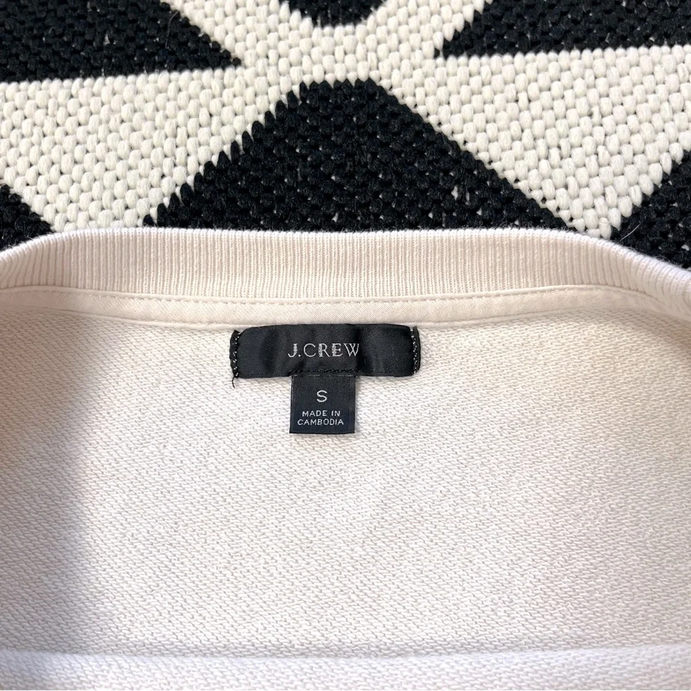 J. Crew University Terry Crop Crewneck Anti Social Moms Club Sweatshirt Small